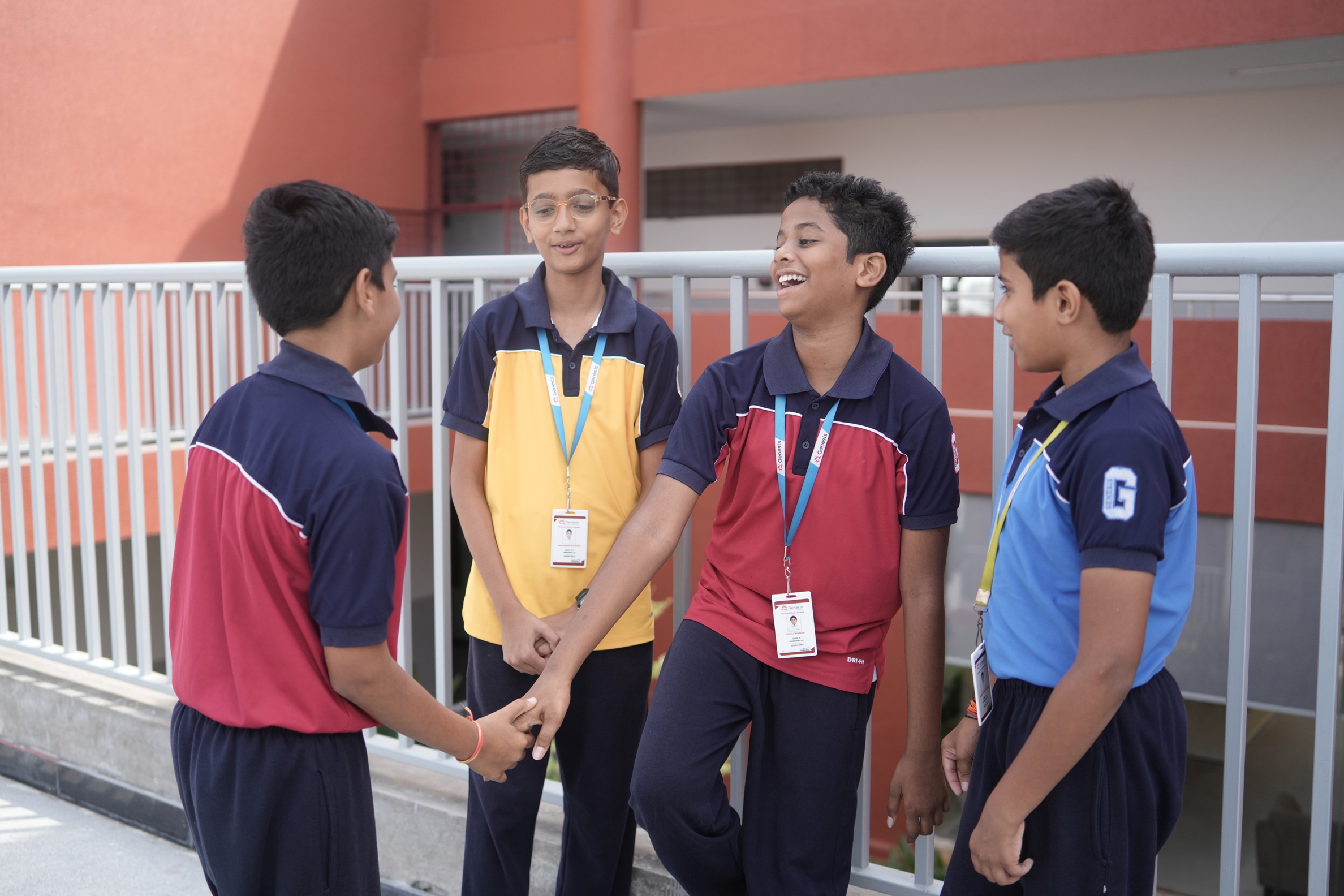 Students exploring beyond the classroom